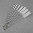 thumbnail image 3 of WHAMVOX 10Pcs Nylon Tube Brushes for Pipe Cleaning White Cylindrical, 3 of 8
