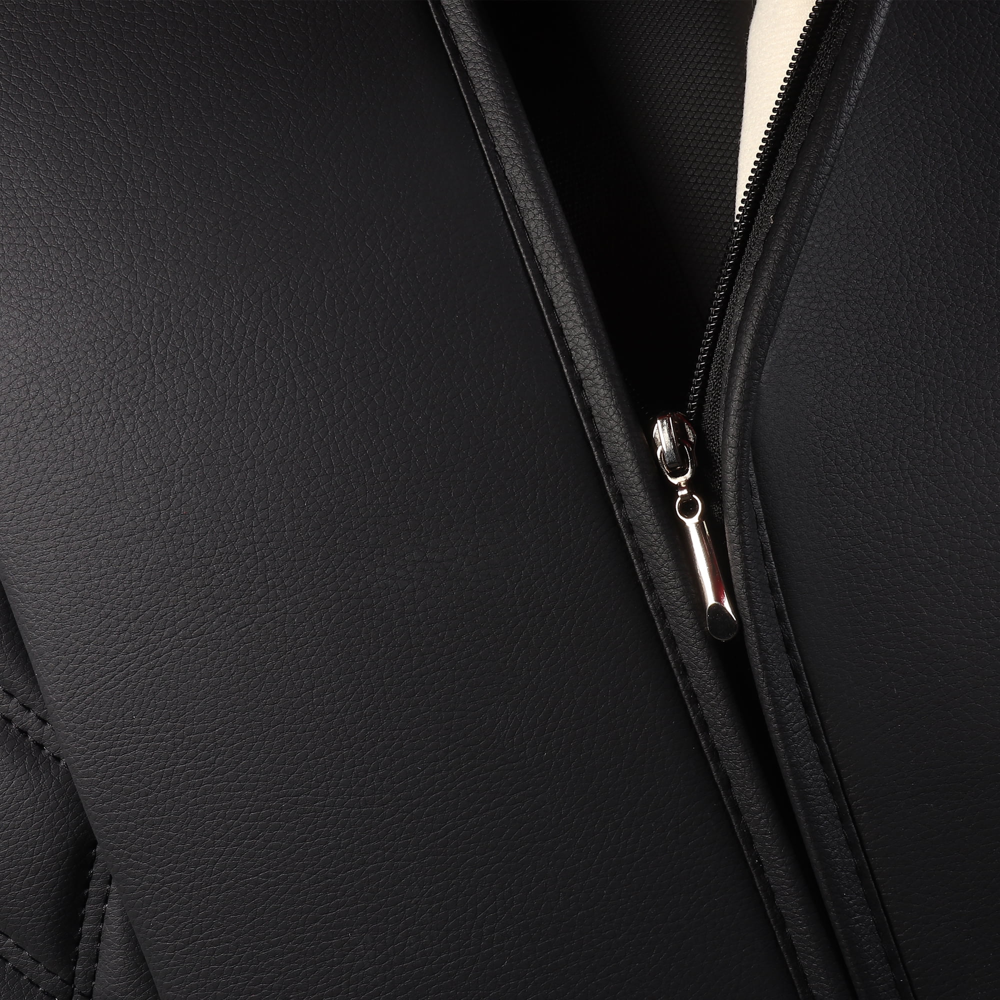 JOJOBAY Car Seat Covers for Dodge Ram,Fit 2009-2026 1500/2500/3500 HD Pick-up Truck,Crew,Regular,Quad,Mega Cab,Waterproof Synthetic Leather Seat Covers(Rear Seat Cover,Black)