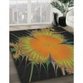 thumbnail image 3 of Ahgly Company Machine Washable Indoor Rectangle Transitional Black Brown Area Rugs, 3' x 5', 3 of 7
