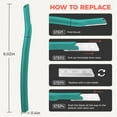 thumbnail image 5 of ZOMCHI Eyebrow Razor, Face Razors for Women&Men, Eyebrow Trimmer Shaper with Precision Cover, Facial Shaver with 6 Blades (Green), 5 of 6