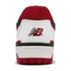thumbnail image 4 of New Balance 550 NB White Team Red Men Unisex Casual Lifestyle Shoes BB550SE1-D, 4 of 5