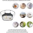 thumbnail image 4 of Small Animals C&C Cage Tent, Breathable & Transparent Pet Playpen Pop Open Outdoor/Indoor Exercise Fence, Portable Yard Fence for Guinea Pig, Rabbits, Hamster, Chinchillas and, 4 of 6
