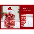 thumbnail image 5 of Fiudx Bolsa de Regalo Navideña, Diseño de Tejido de Punto, Asa Resistente para Colgar, Ideal para Piruletas y Dulces, Decoración Versátil, Ideal para Colgar En El Árbol de Navidad y La Chimenea, Esti, 5 of 5