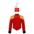 thumbnail image 2 of YiZYiF Kids Girls Circus Ringmaster Costume Long Sleeve Jacket Coat Festival Party Performance Fancy Set Red 12, 2 of 7