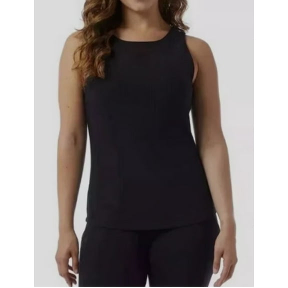 32 Degree Cool Women's Tank Built in Bra Black Small