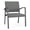 Gray, variant on Newport Reception Waiting 18.5" Oversize Guest Chair / Charcoal Steel / Blue