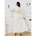 thumbnail image 3 of Robe Musulmane Style Mode Jacquard Robe Élégante Robe Élégante (Abricot, M), 3 of 5