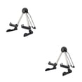 thumbnail image 2 of Soporte de guitarra de piso ajustable Wosthever A-Frame Negro 2Conjunto, 2 of 6