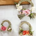 thumbnail image 4 of Venta al por mayor de anillos de flores de rafia japonesa para decoración del día del lugar, corona, aldaba para puerta, colgante, plantas para Navidad, Acción de Gracias y hogar, 4 of 5
