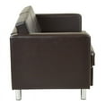 thumbnail image 5 of OSP Home Furnishings Pacific LoveSeat In Espresso Faux Leather, 5 of 5