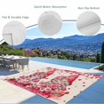 thumbnail image 3 of Valentine's Day Outdoor Rug for Patio/Deck/Porch, Non-Slip Large Area Rug 4 x 6 Ft, Pink Gnomes Love Roses Romantic Beige Indoor Outdoor Rugs Washable Area Rugs, Reversible Camping Rug Carpet Runner, 3 of 8