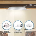 thumbnail image 5 of 10 Pack 5W LED Recessed Spotlights, 98mm, IP44, 4000K Neutral White, 450lm, Ultra Flat 25mm, Compatible with 70-88mm Holes, 5 of 5