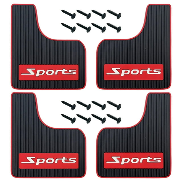 jinwen Garde-Boue pour Voiture, Pare-Boue Résistant aux Rayures, Sans Collision, pour Camion, Voiture, VUS, 4 Pcs