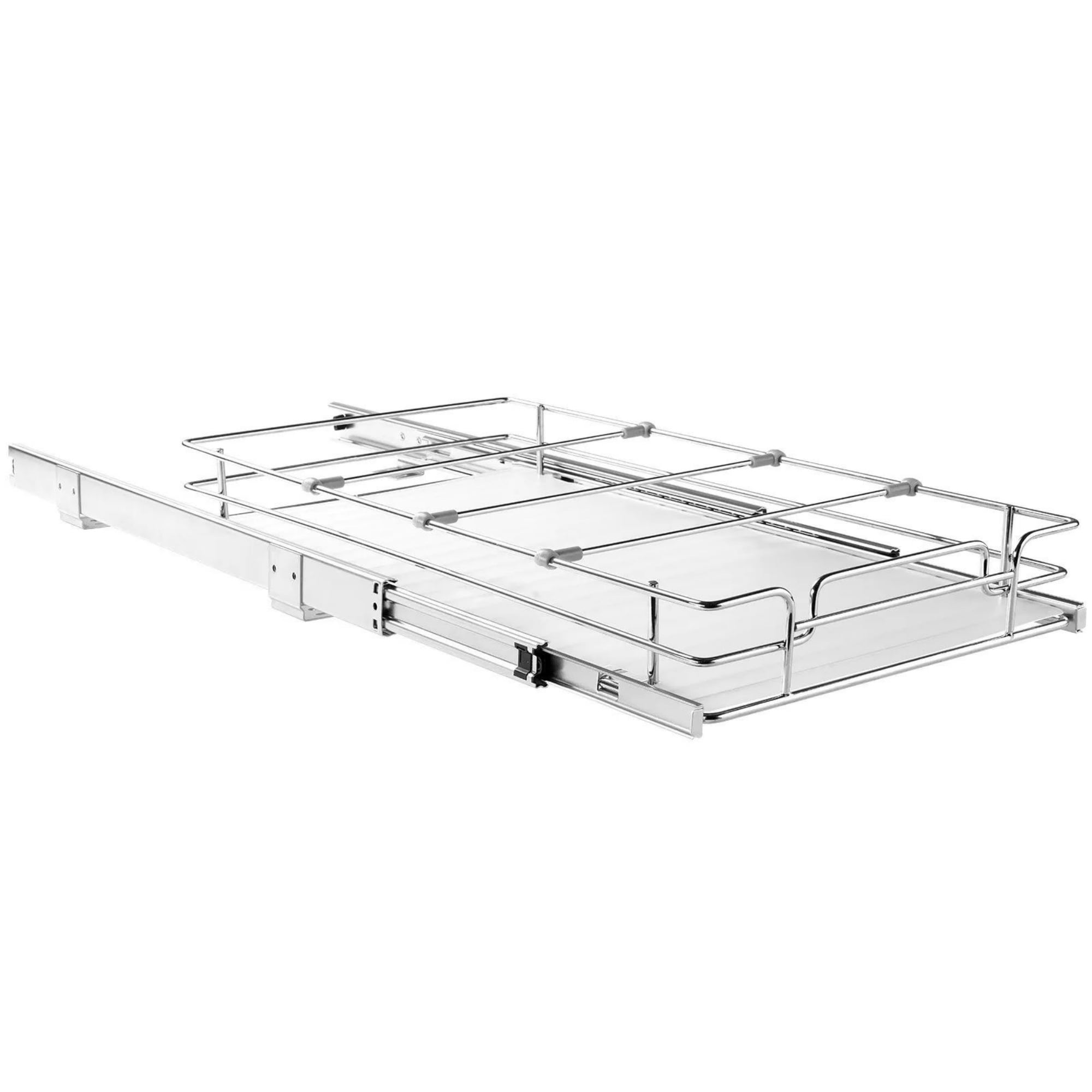 Pull Out Cabinet Organizer, Heavy Duty Slide Out Pantry Shelves for Under Sink (Fits 13.5"Wx22"Dx7"HCabinets), 11"Wx21"Dx2.5"H
