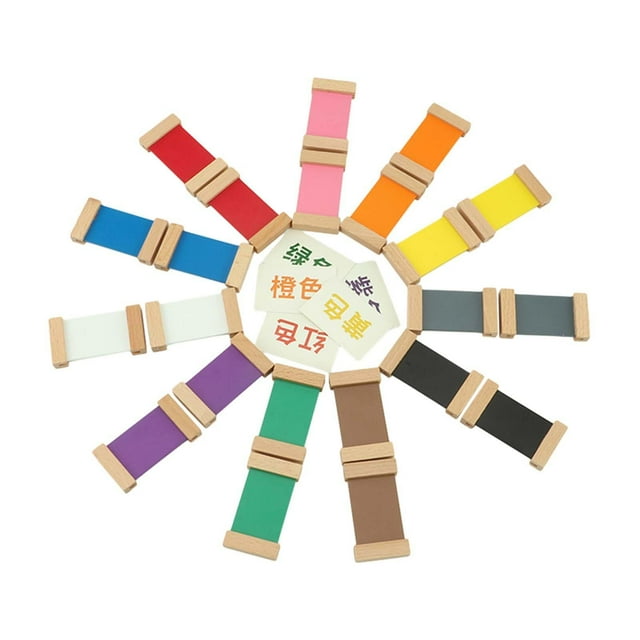 Juguetes de madera para colorear, clasificación de colores, regalo para niños, juguete educativo temprano de , juguete educativo