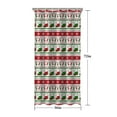 thumbnail image 5 of Red Christmas Stocking and Snowflake Pattern Shower Curtain 36"x72" ,Bathroom Decorative Shower Curtains Set with 12 Hooks,Modern Waterproof Washable Shower Curtain, 5 of 6