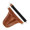 thumbnail image 4 of QualitChoice Tool Belt Organizer Gardener Tool Storage Electrician Carpenter Bag Handyman Brown 25*30cm, 4 of 6