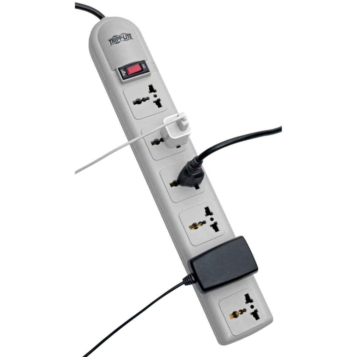 Tripp Lite Protect It! 230V Surge Protector Power Strip with 6 Universal Outlets