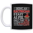 thumbnail image 2 of ThisWear Electrician Gifts Being an Electrician is Easy as Pie Funny 11 ounce 2 Pack Coffee Mugs Black, 2 of 4