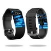 Skin Decal Wrap Compatible With Fitbit Charge HR cover Sticker Design skins Space Blocks