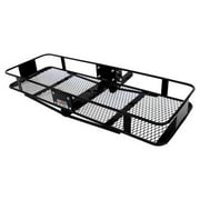 Curt 18131 - Bolt-Together Steel 60W x 20D Steel Basket Cargo Carrier - Folding Shank