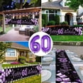 thumbnail image 4 of BIRLON 60th Birthday Decorations, Women Birthday Party Supplies, Happy Birthday Poster and Pennants, Purple Balloon, Black Balloon, Happy Birthday Printed Balloon, for Women 60th Birthday, 4 of 6