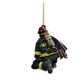 thumbnail image 1 of Decoraciones de Navidad para Árbol Colgante de Acrílico Doble Cara Decoración de Navidad Diseñada para Bomberos Decoraciones de Navidad para Niños, 1 of 1
