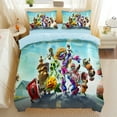 Plants vs. Zombies three-piece set, 2 pillowcases and 1 quilt core