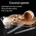 thumbnail image 1 of Homeer Coconut Scraper Coconut Shaver Coconut Grater Professional Non-deformed Coconut Egg Tool Soft Flexible Coconut Meat Remover Kitchen Utensil Coconut Shaver, 1 of 6