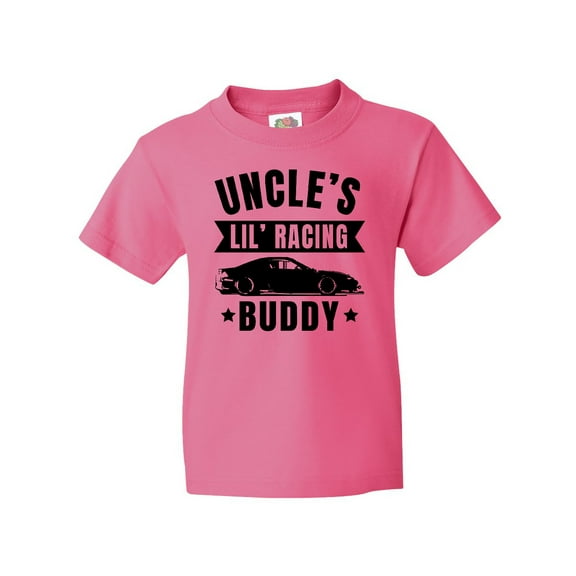 Inktastic Uncles Lil Racing Buddy Youth T-Shirt