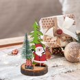 thumbnail image 6 of Wooden Christmas Table Decor Tabletop Christmas Tree Desktop Ornament Table Top Decoration for Home Indoor Party Xmas Present Santa Claus, 6 of 8