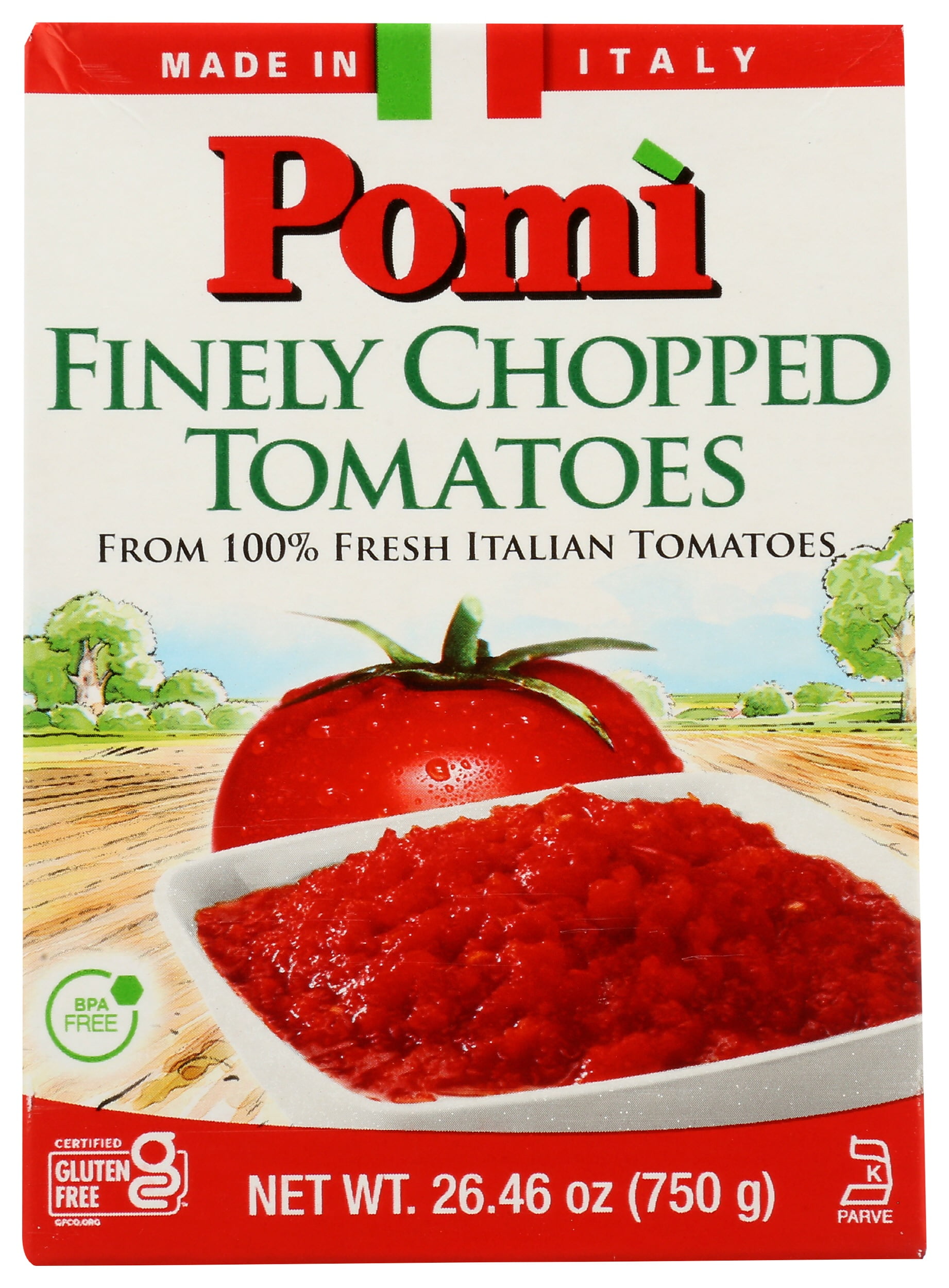Pomi Finely Chopped Tomatoes, 26. 46 oz