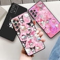 thumbnail image 2 of Funda de teléfono para Samsung A11, A13, A12, A54, A53, A51, Galaxy A71, A72, A21S, A23, A50, carcasa de silicona, Hello Kitty, Kuromi, My Melody Family, 2 of 5