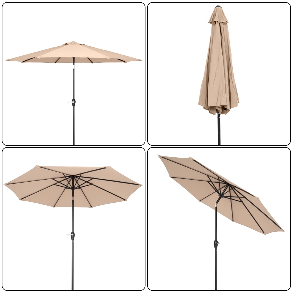 Private Jungle 9Ft Patio Umbrella, Outdoor Patio Umbrella, Hanging Heavy Large Round Sun Umbrella for Backyard Swimming Pool Market Balcony Deck, Beige Private Jungle 9Ft Patio Umbrella, Outdoor Patio Umbrella, Hanging Heavy Large Round Sun Umbrella for Backyard Swimming Pool Market Balcony Deck, Beige