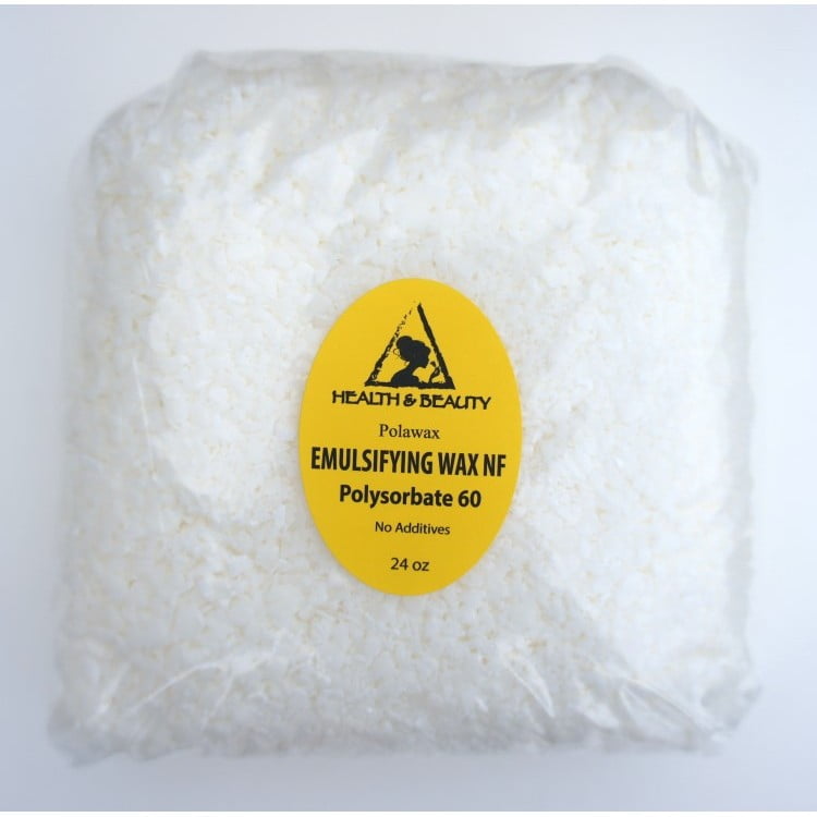EMULSIFYING WAX NF POLYSORBATE 60 PURE POLAWAX 24 OZ