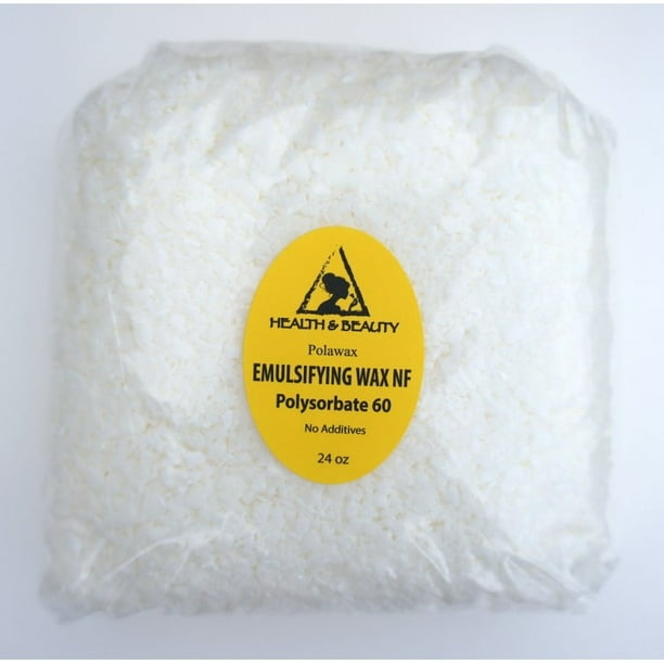 EMULSIFYING WAX NF POLYSORBATE 60 PURE POLAWAX 24 OZ