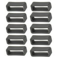 thumbnail image 6 of 10pcs Rubber Watch Strap Band Keeper Hoop Loop Holder 20mm Dark Gray, 6 of 6