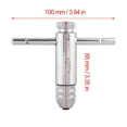 thumbnail image 2 of Ratchet Tap Wrench, Hand Tapping Wrench T-Handle 3mm-8mm Mechanic M3-M8 T Bar  For Die Set For Tap, 2 of 8