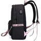 thumbnail image 3 of Mochila de lona recargable por USB (verde), 3 of 5