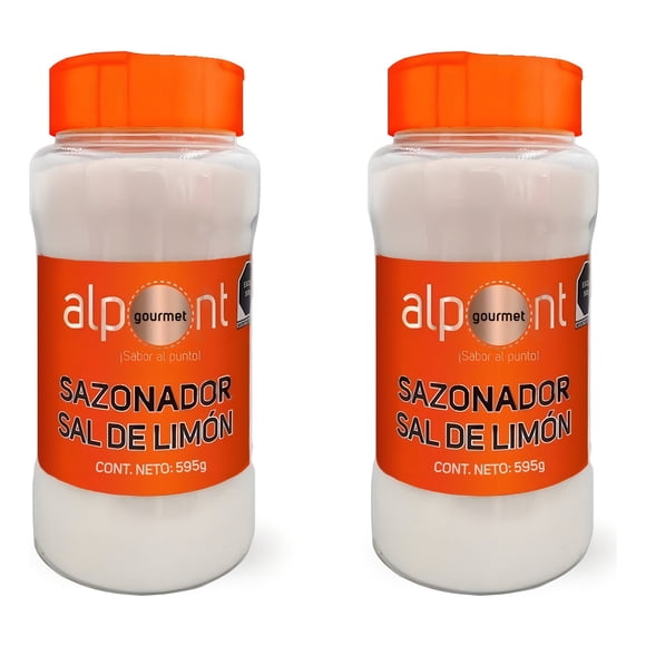 Alpont Sal De Limón 595 Gramos 2 Piezas