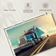 thumbnail image 6 of Elephant Stock Truck Wall Art - Horizontal Canvas Wall Art - Living Room Wall Decor - Transportation Canvas - Teal And Gray Decor - 39" x 26", 6 of 8