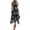 Floral Black Blue Yellow, variant on PRETTYGARDEN Cocktail Dresses for Women Summer Short Sleeve Floral Mesh Sheer Midi Party Wedding Guest Dress