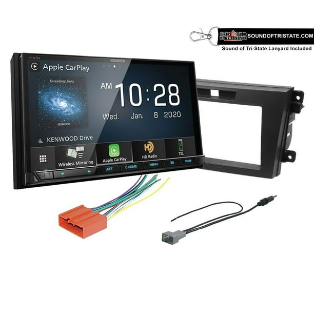 Kenwood DMX907S 6.95" Digital Receiver Install Kit Fits 20102012 Mazda