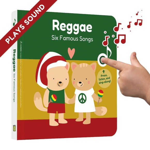 Cali's Books Reggae First Playlist. Interactive Sound Book For Children.Press, Listen and Sing Along!