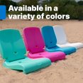 thumbnail image 7 of Foldable Adult Flip Seat, Portable Outdoor Chair for Poolside, Tailgating, Camping, Picnic Chair, Provides Back Support When Sitting on Ground, White, 7 of 7