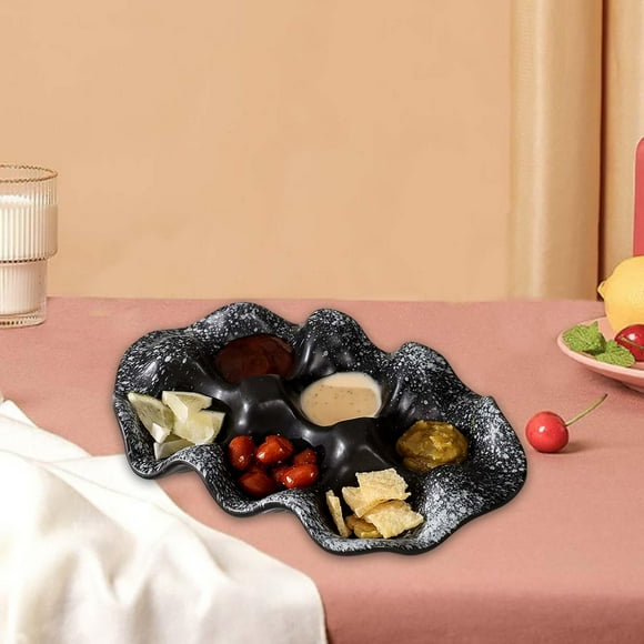 Bandeja de cerámica Perfecl para huevos 6 tazas negro