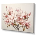 thumbnail image 2 of Designart "Dreamy Minimalist Magnolias I" Magnolias Wall Art Prints, 2 of 7