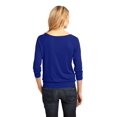 thumbnail image 3 of District Made Women's Scoop Neck 3/4-Sleeve T-Shirt_Lapis Blue_XXX-Large, 3 of 3
