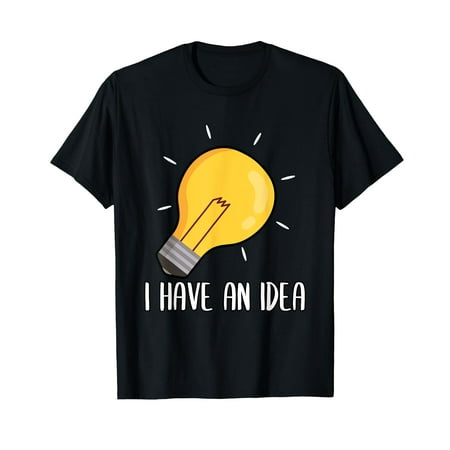

Electricians I Have An Idea Electrician Light bulb Wiremen T-Shirt-4XL