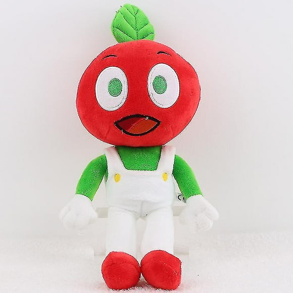 35cm Andy's Apple Farm Plush Toy Hot Game Cartoon Figure Soft Stuffe Peluches Kawaii Red Apple Doll Birthday Gift Toys For Kids